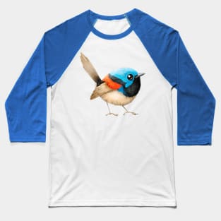 Variegated Fairy Wren Baseball T-Shirt